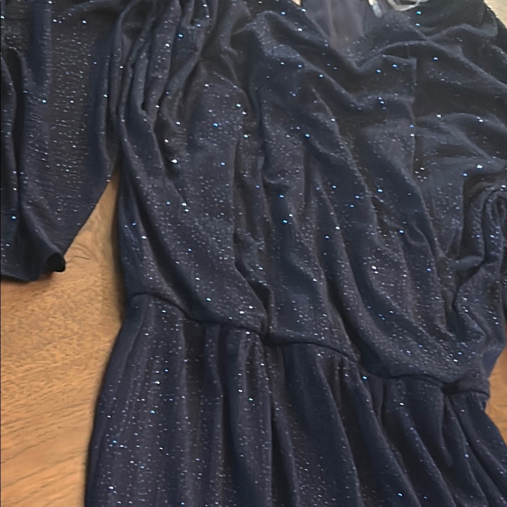 Sparkling Navy Dress